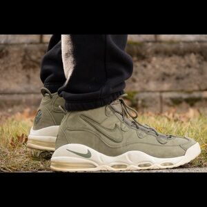 Nike Olive Green Uptempo High-Top (C-9.8)